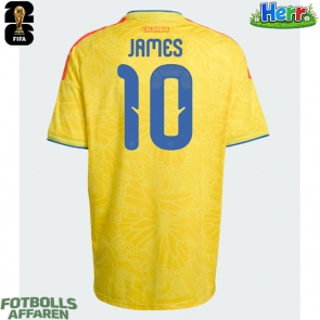 Colombia James Rodriguez #10 Hemmatröja VM 2026 Kortärmad
